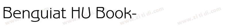 Benguiat HU Book字体转换